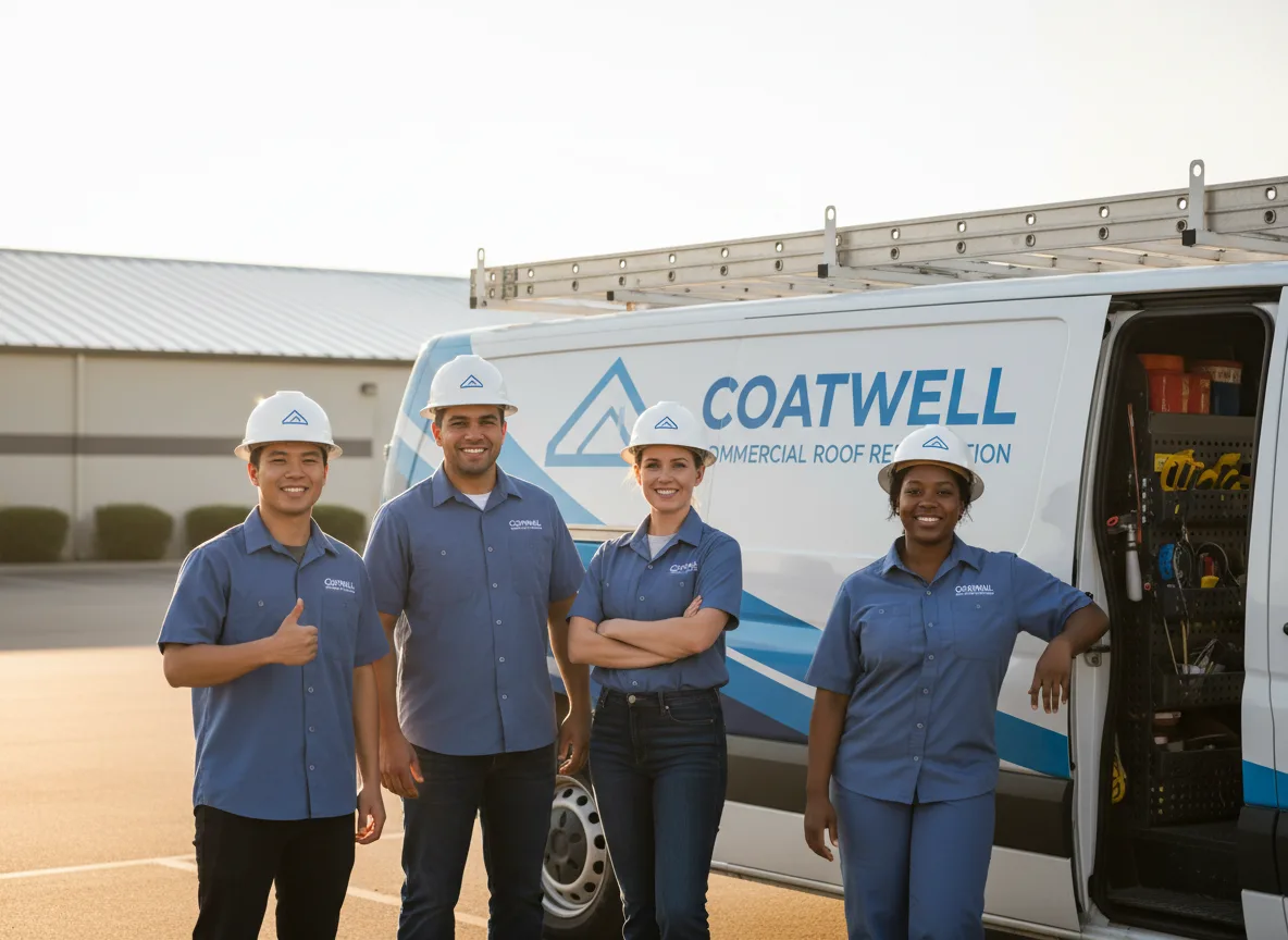 Commercial roof coating company in Hartland, WI